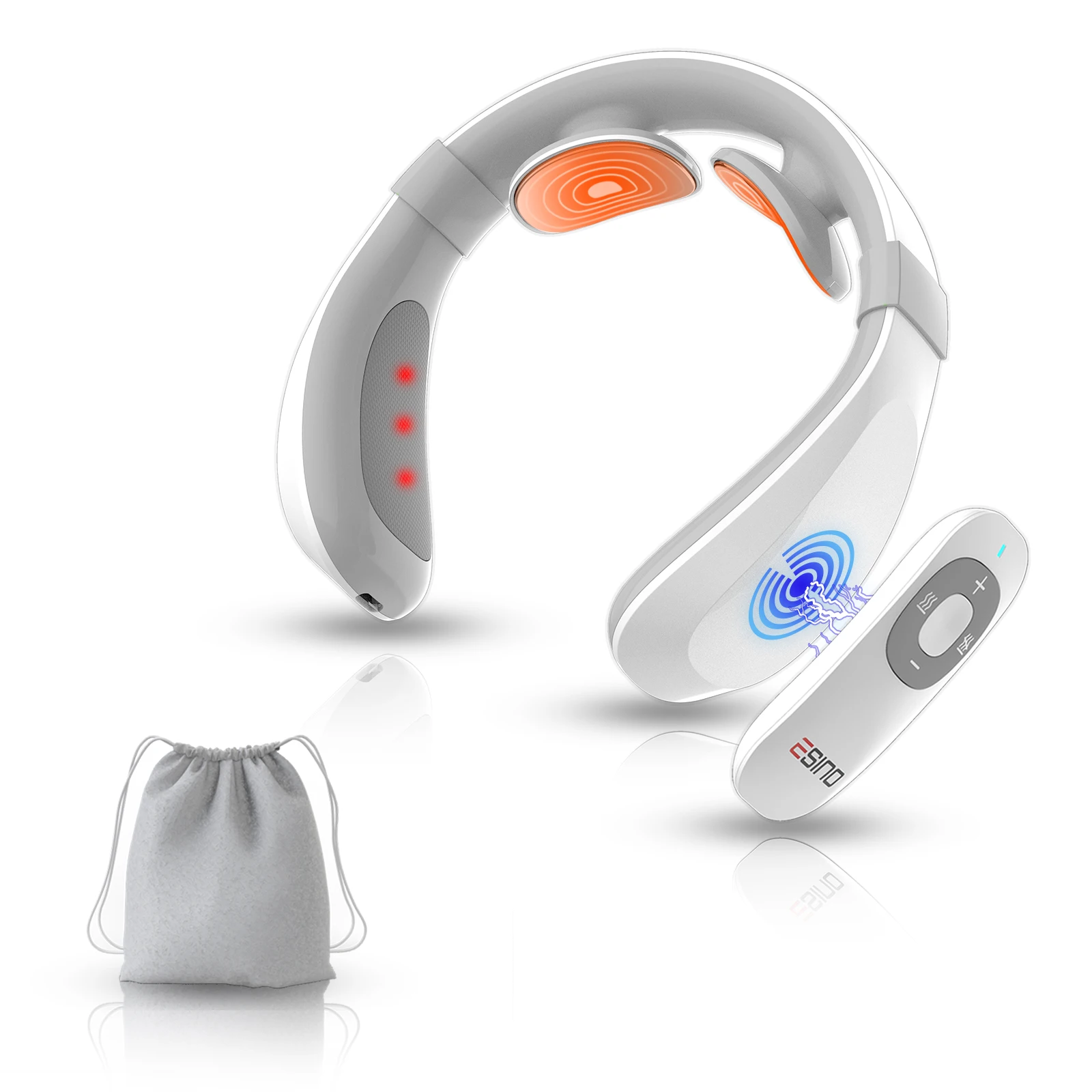 2024 Home Use Multifunctional Ems USB Manual Pulse Mini Wireless Portable Neck Massager