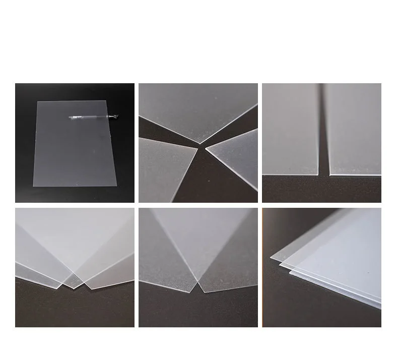 Factory direct selling PVC sheet semi-transparent frosted film waterproof plastic pvc film roll