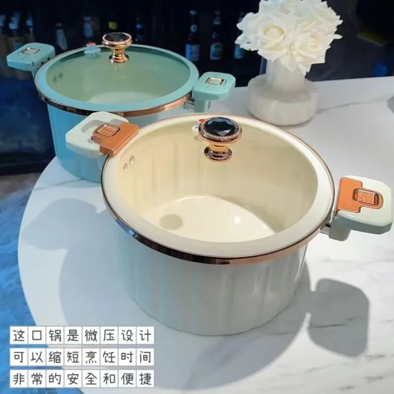 High Quality Large Capacity Cast Iron Chicken Slow Cooker Non Stick Pot Universal The Micro Pressure Cooker