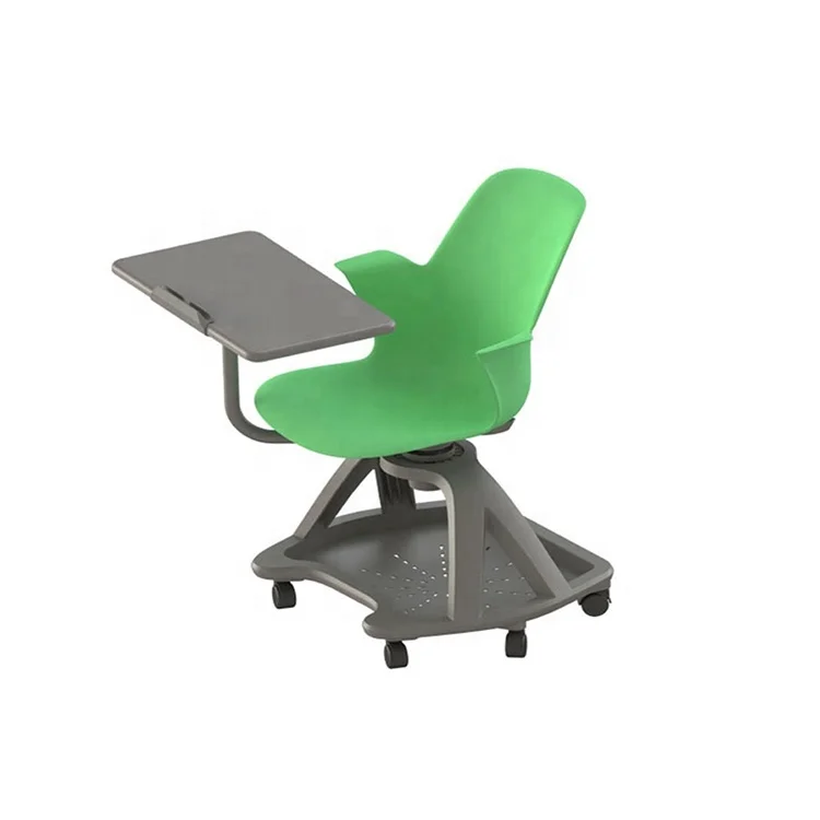 Folding Educational Plastic Folderbl Chair Writing Board School Training Plastic Chair With Writing Pad