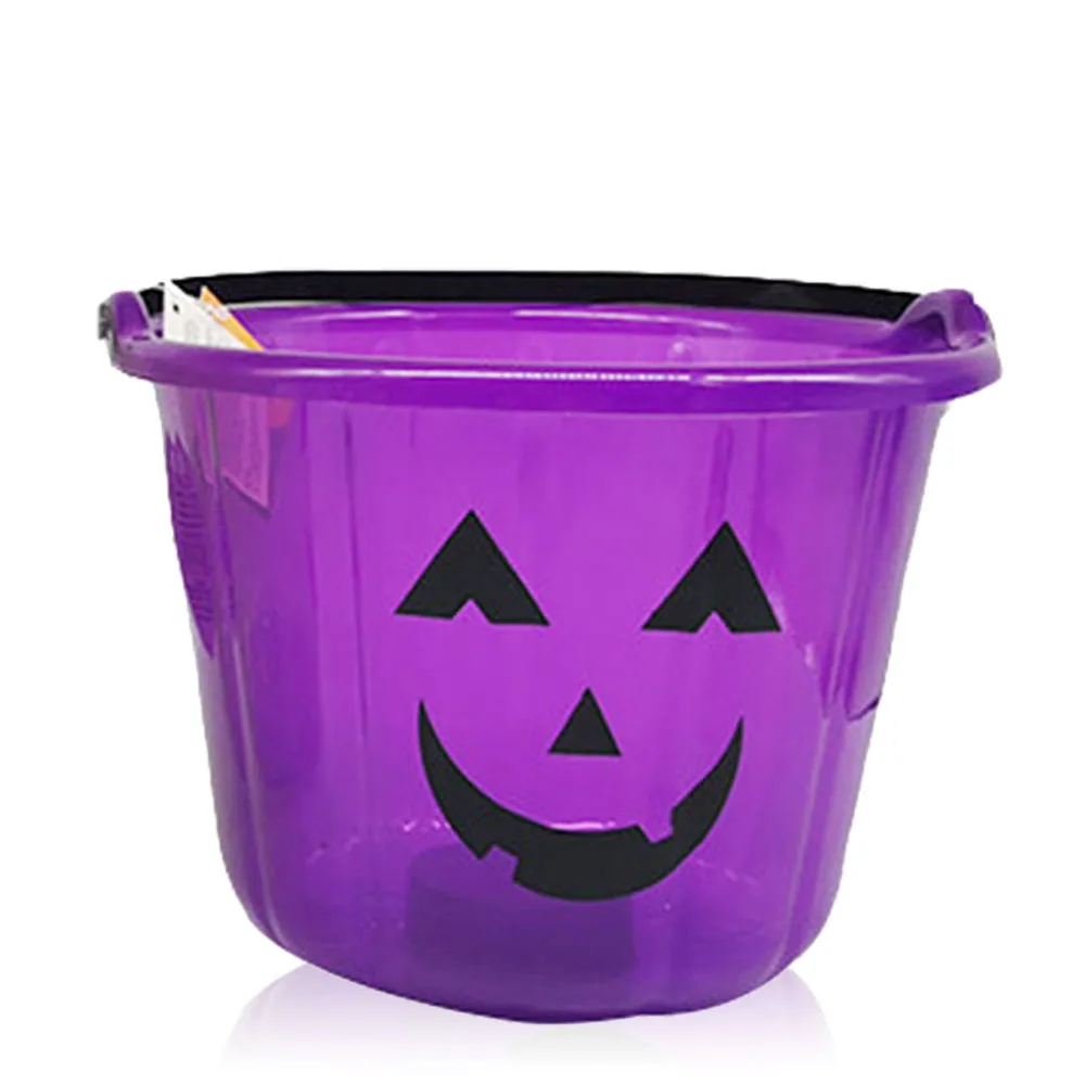 
Best price halloween party pumpkin kids plastic bucket 
