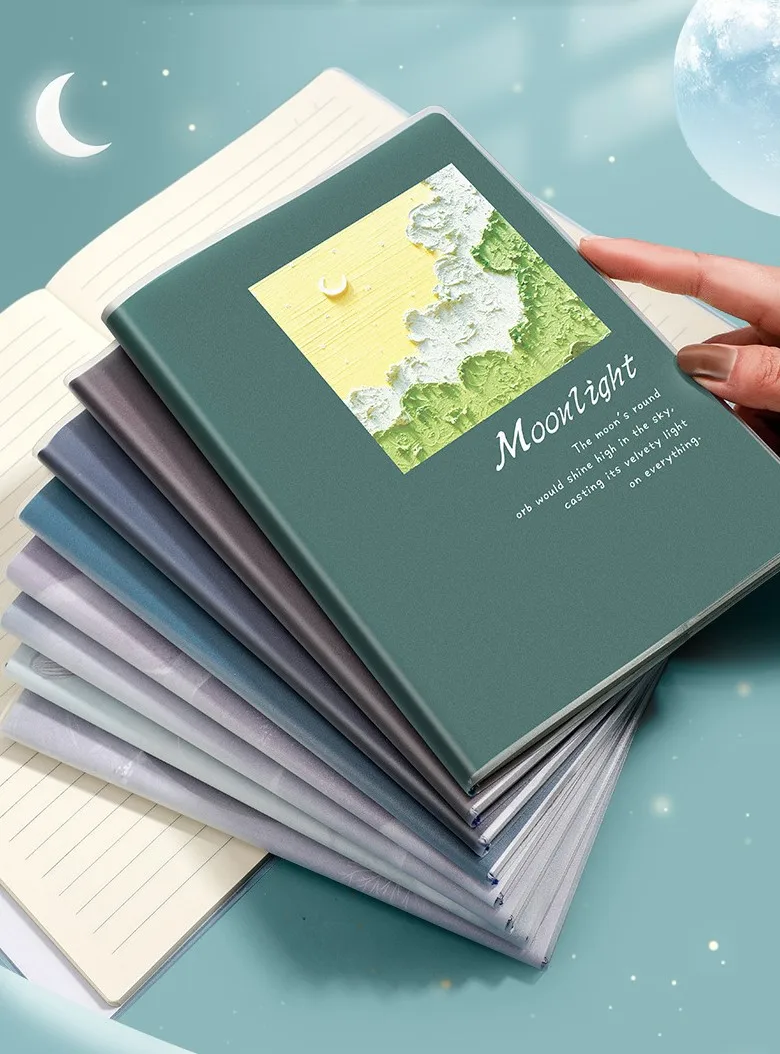 A5 business note book soft copy ecological notebooks yarn high school notebook school a5 journal notebook customized cover