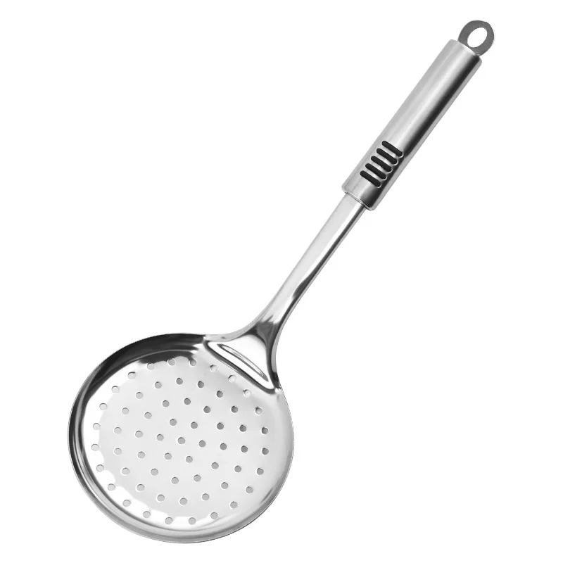 Large 12cm Diameter Professional Kitchen Skimmer Stainless steel ladle skimmer