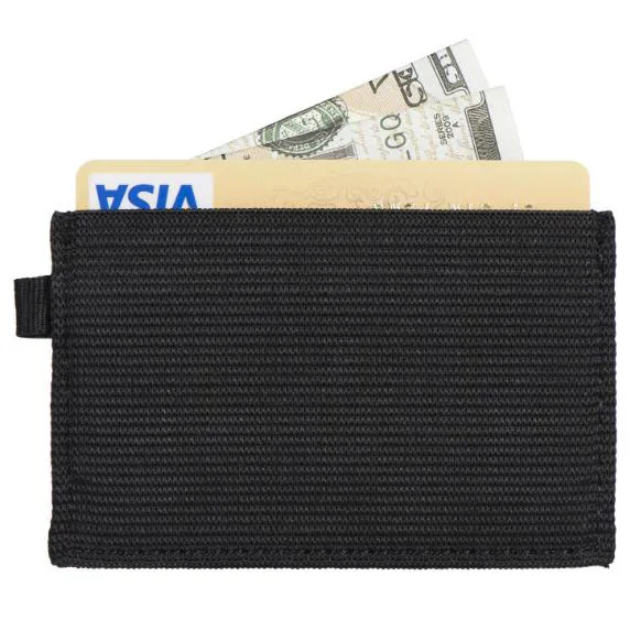 Minimalist Small Wallet Card Holder Minimal Slim Front Pocket Elastic Wallet for Men & Women
