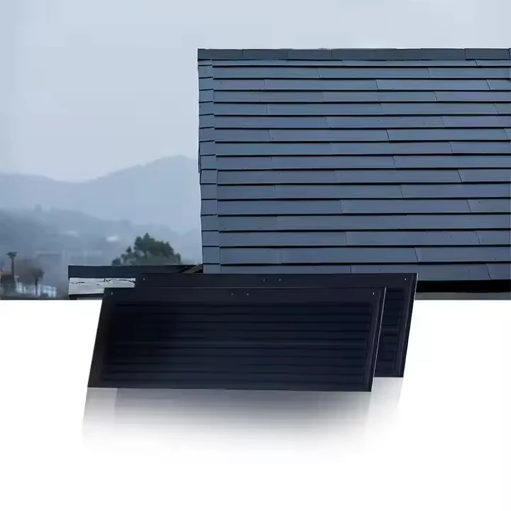 1500V 70W IP68 Protection Custom Size Household Solar System Photovoltaic Roof Tile BIPV