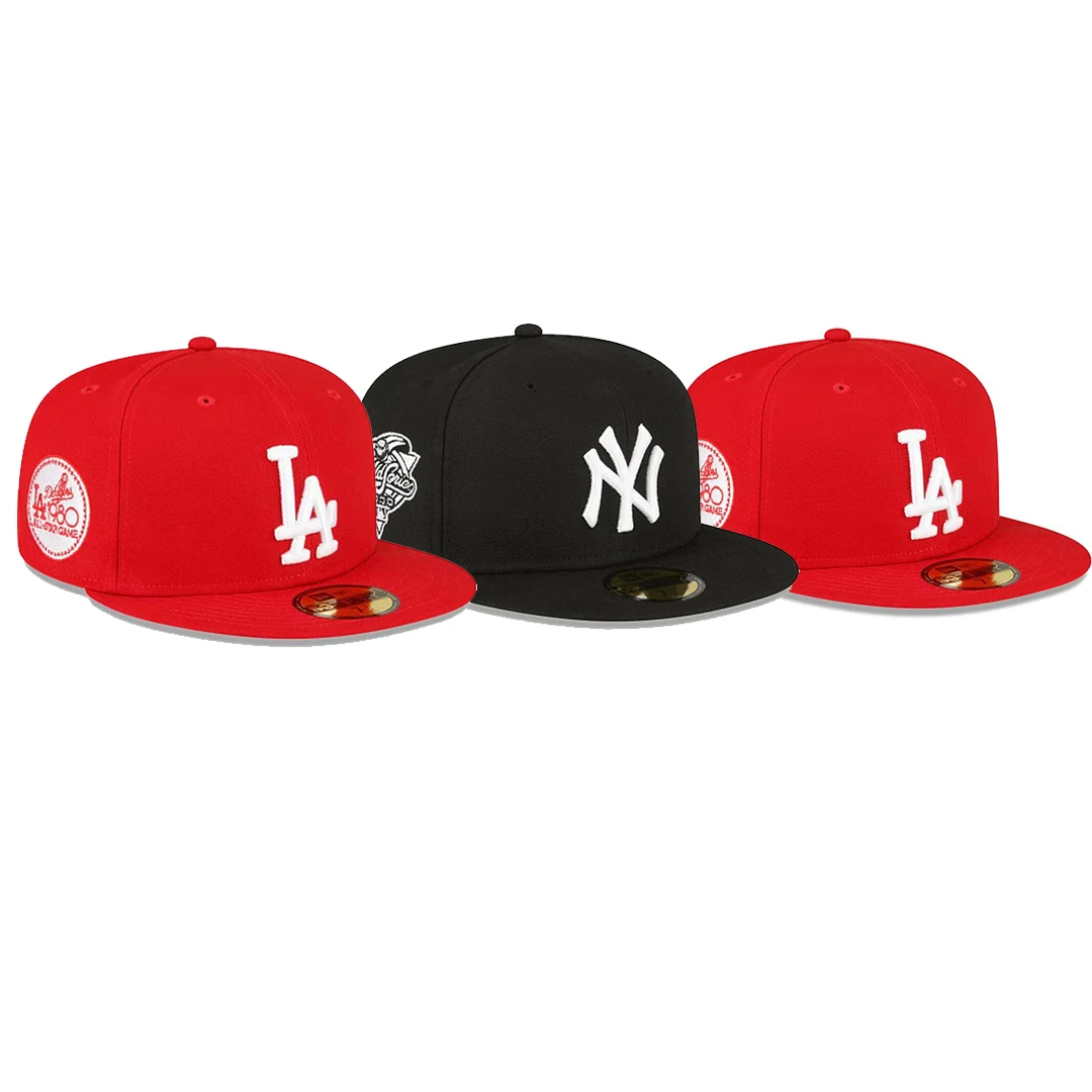 Customize Embroidery Pro Hats Caps Snapback  Sports Caps New Styles mlb Baseball Fitted Cap