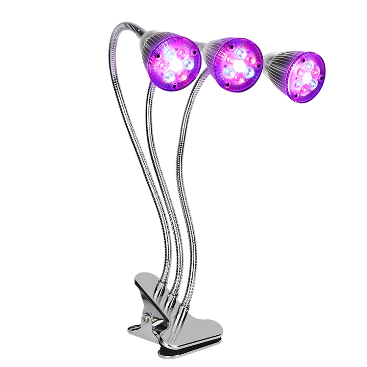 Full Spectrum Phytolamps 7W 15W 21W Desktop Clip Phyto Lamps LED Grow Light for Plants Flowers Grow Box