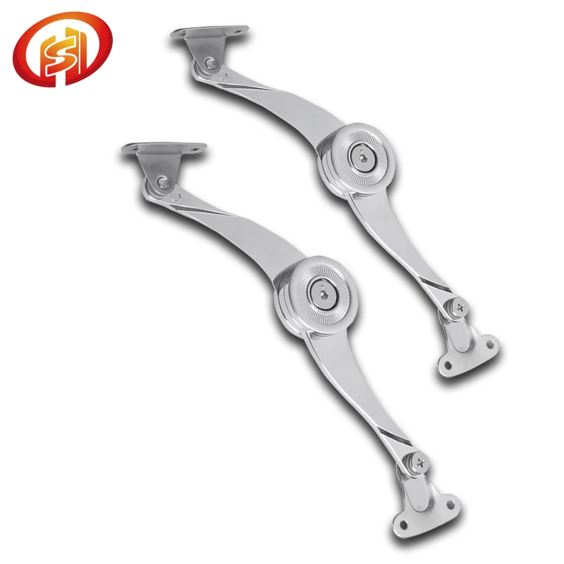 Hengshida furniture Hardware Lift cabinet door support Zinc alloy Kitchen Flap door Hydraulic soft close door Lid Stay