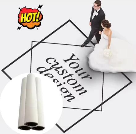 Low Tack Removable PVC Adhesive Vinyl Floor Sticker Easy to Stick and Tear for Wedding Dance Parties