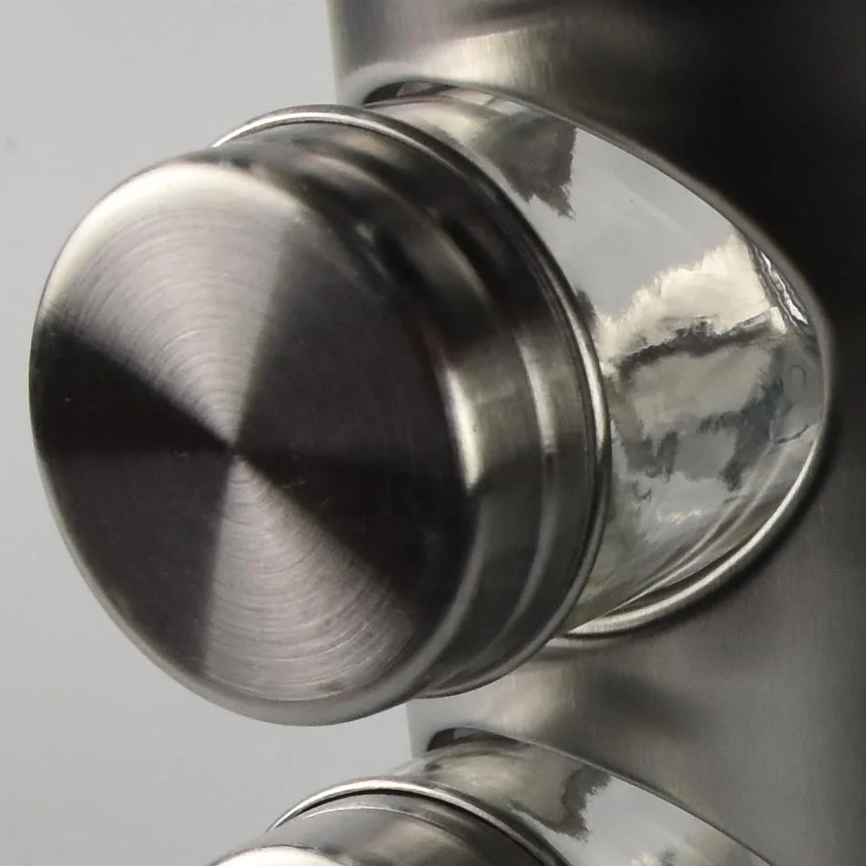 Rotating Stainless Steel Spice Rack Tower 16 Jars Square Stainless Steel Rotating Spice Rack