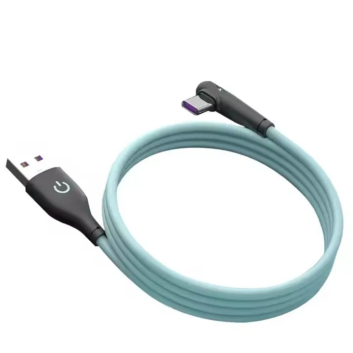 0.25M 1M 1.5M 2M Different Lengths Custom 3A 90 Degree Usb Cable Usb A To Usb C Gaming Fast Charging Cable