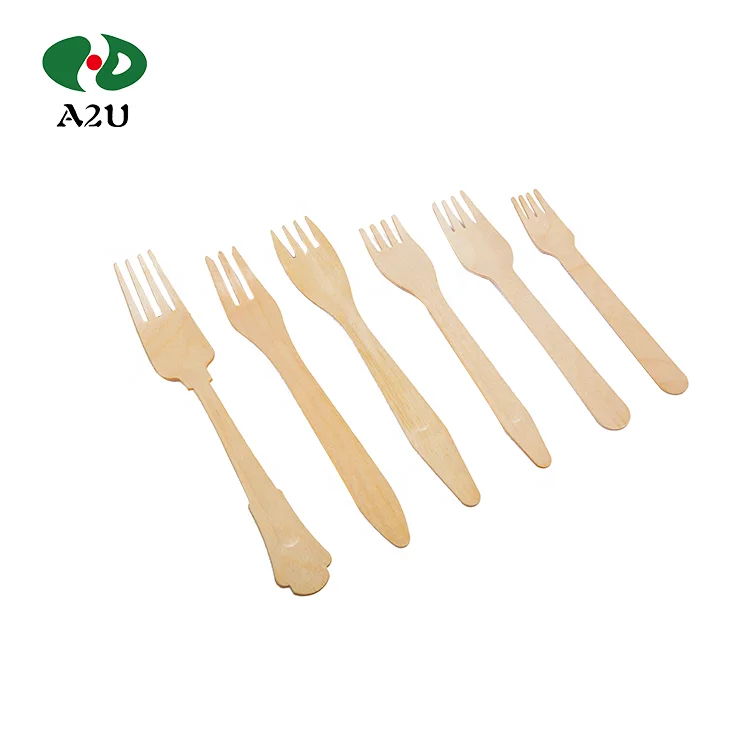 Parrot rawdisposable recycling wood knives spoons biodegradable wooden spoon and fork