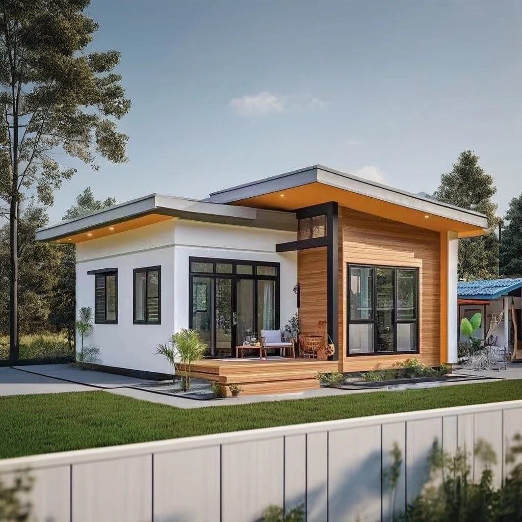 High Quality Prefabricated Summer House for Garden Cheap Wooden SIP View House for Airbnb Rental Granny Flat