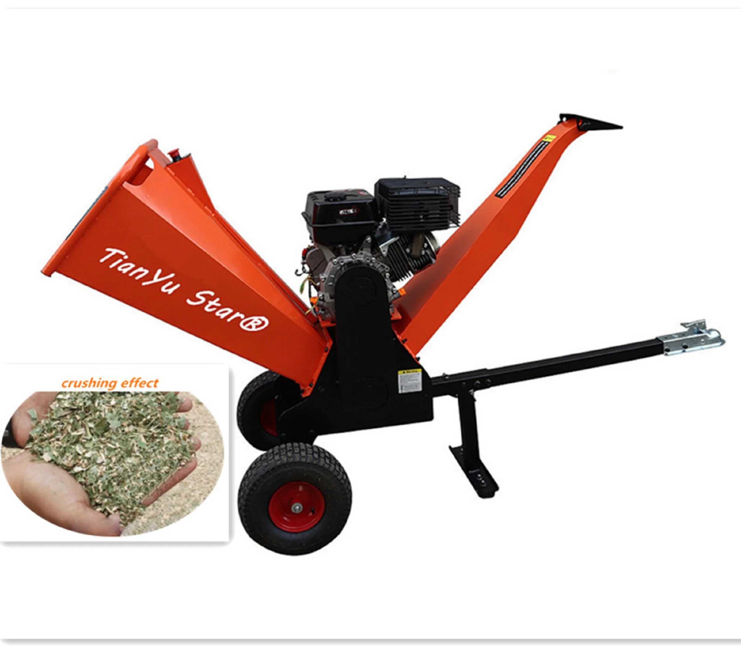 Лесная ферма, садовая техника, 15 л.с., 13 л.с., бензиновый двигатель, измельчитель древесины с одобрением CE