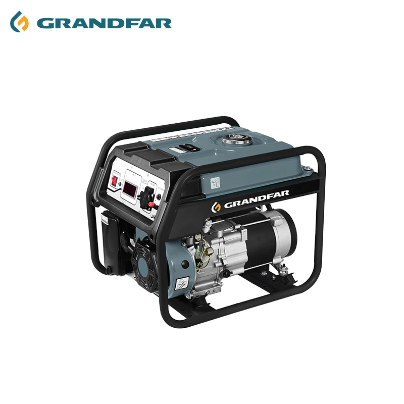 Grandfar 110 В 220 в портативный 1 кВт бесшумный мини-бензиновый генератор
