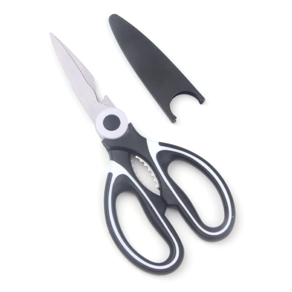 Multipurpose Stainless Steel Ultra Sharp Utility  Cooking Scissors for kitchen