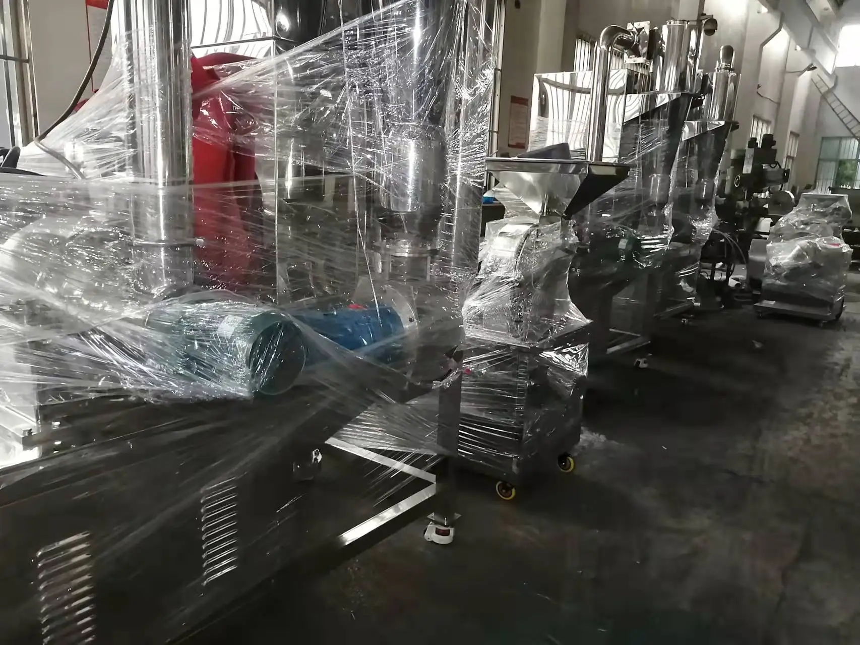 Black Tea  Oolong Tea Shan Snow Tea powder spices pin mill production line