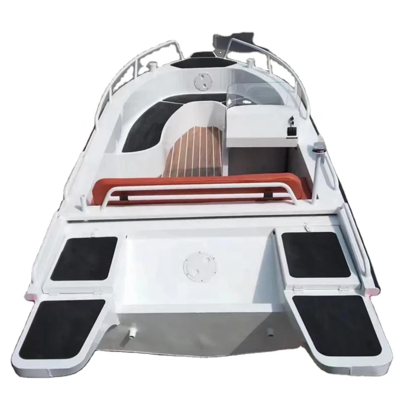 2023 New Design 420 Leisure Small Speed Boat With Outboard Engine 4.2m Luxury Yacht 14ft Aluminium Fishing boat