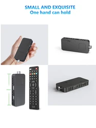 High QUALITY h265 High Definition 1080P DVB-T2 / C / S2 Combo Decoder Satellite TV Receiver Set Top Box