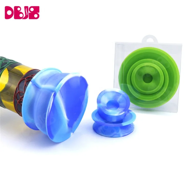 In stock smoking accessories cleaning caps custom Logo silicone water pipe caps kit