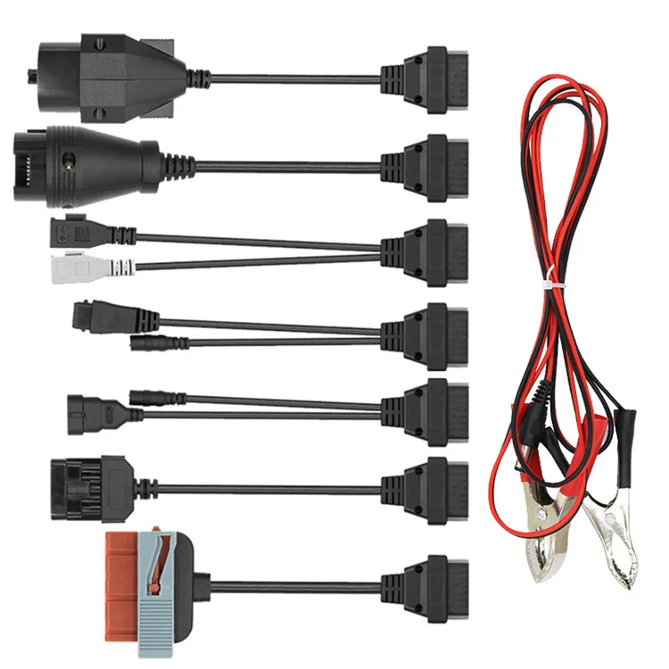 hot seller Full Pin OBD Car Cable Set OBD1 to OBD2 Adapter  OBD II Cable Adapter 8 in1 cable