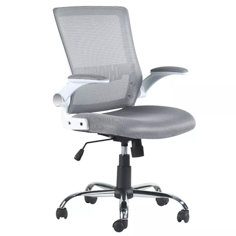 Удобный офисный стул HENGLIN с откидными подлокотниками, компьютерный стул из дышащей сетки, эргономичный стол, вращающийся стул