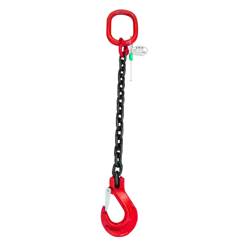 High Strength Alloy Steel G80 Three Legs Lifting Chain With Hook Lifting Sling