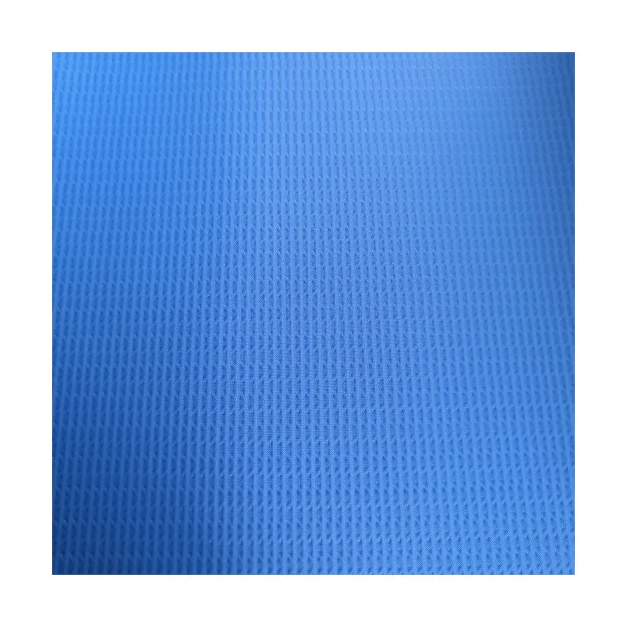 Coated Tarpaulin Embossed with PU Glue 0.62MM 1000D*1000D 18*12 1.57M 202Y/R Reach Used for Swimming Pool