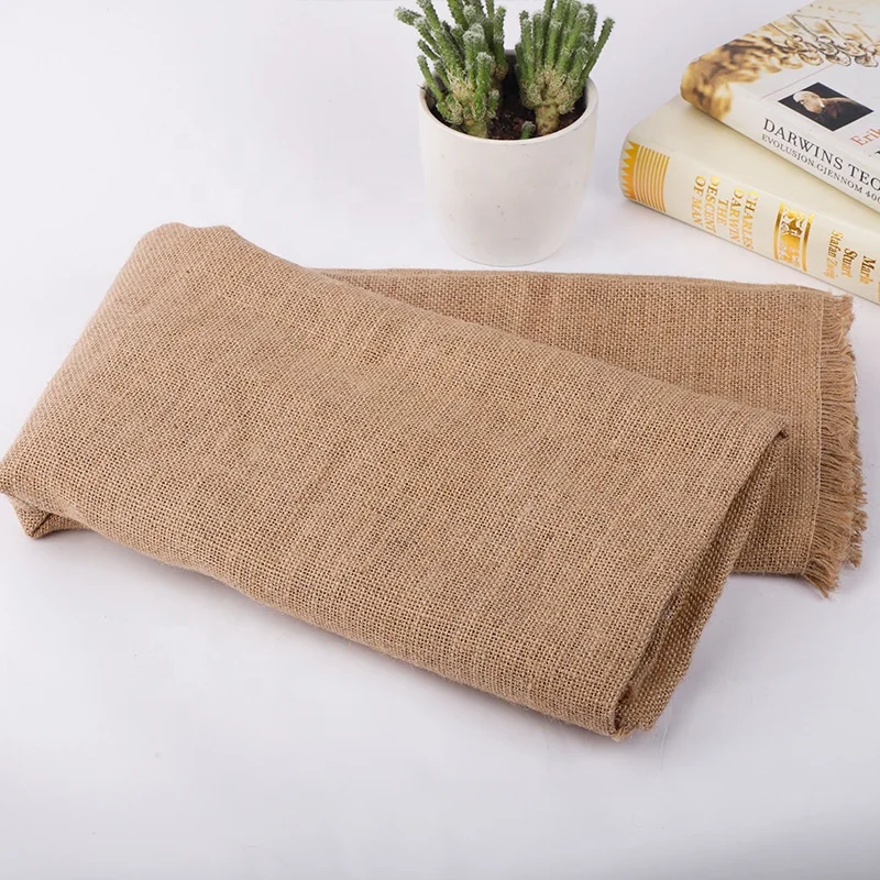 Free Sample Eco Friendly Natural Jute Fabric Roll Burlap Fabric Cloth Yute Fabric for Packing