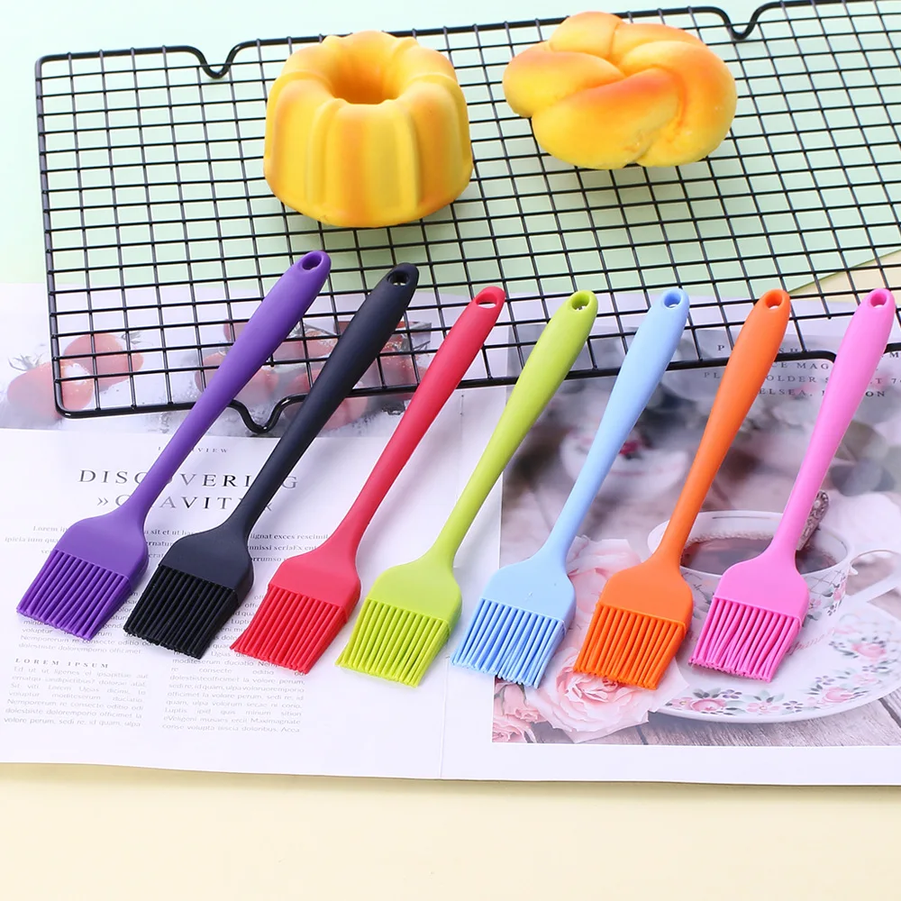 Perfect Easy to clean High Temperature Grill Silicone Cooking Cake Brush Bbq Oil Brush
