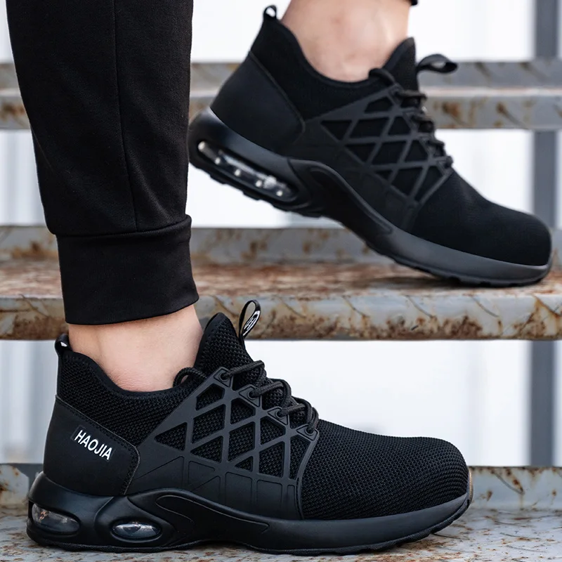 Wholesale Supplier Steel Top Puncture Proof Lightweight Safety Shoes Zapatos De Trabajo Seguridad Con Punta De Acero