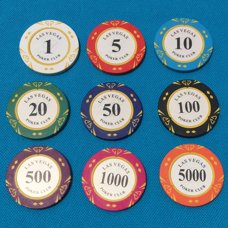 500pcs14g набор покерных чипов в кожаном чехле/покерный для