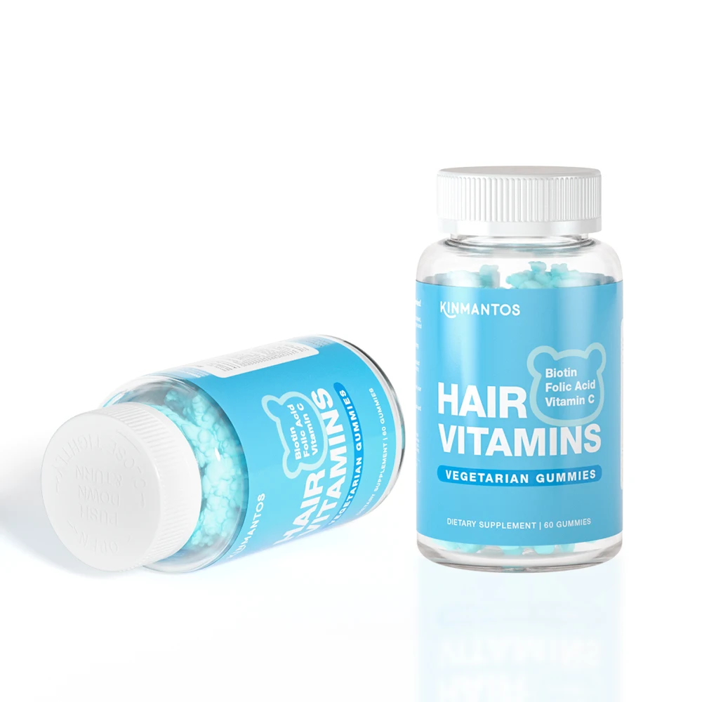 Promotes Hair Growth Biotin Gummy GMP Approved Health Bear Gummies
