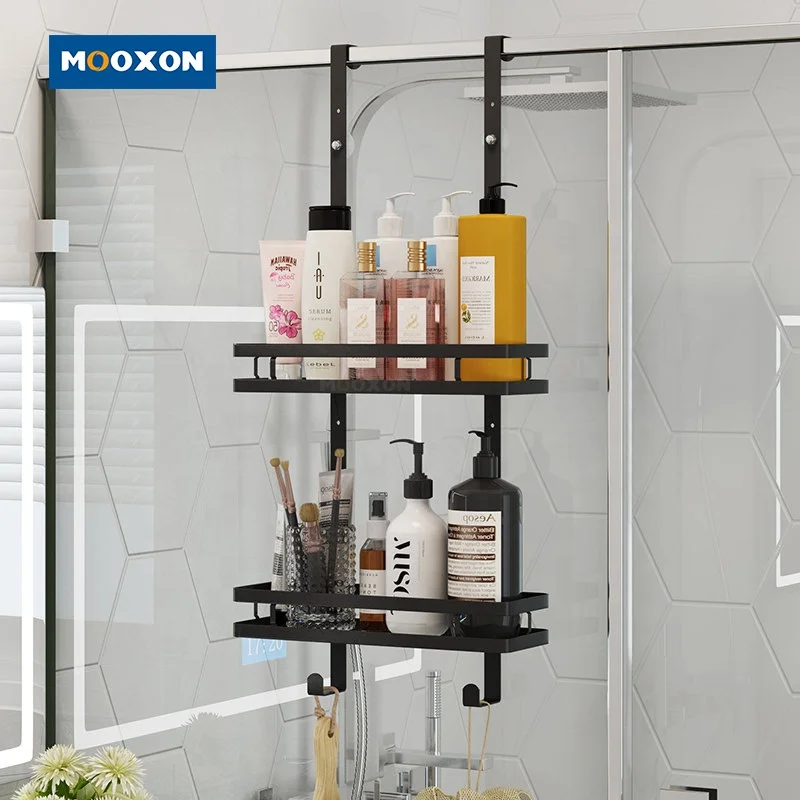 Подвесная полка для ванной комнаты, полки из нержавеющей стали для хранения шампуня, мыла