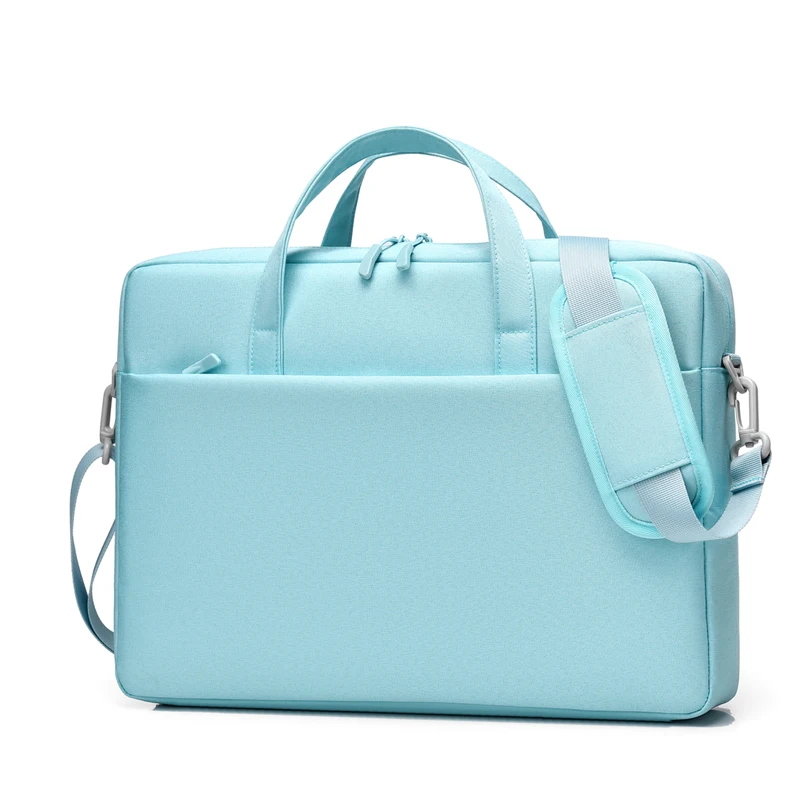 Polyester Business Notebook Bag 14 /15.6/16.1 Inch Computer Hand Bag PU Laptop Bag And Mouse Laptop Sleeves For Men Women