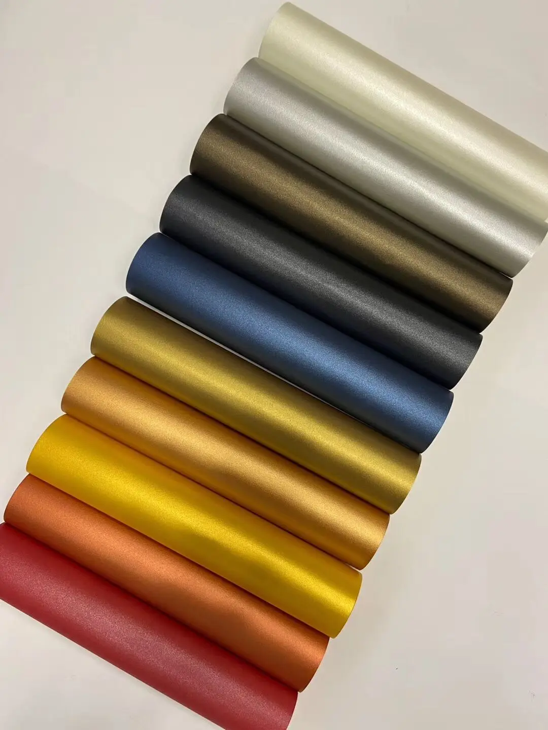 Drop ship 120gsm customized size metallic pearl craft cardstock paper