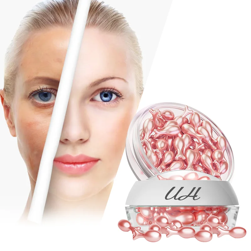 Oem Wholesale Private Label Custom Logo Natural Vitamin c Capsule Face Serum