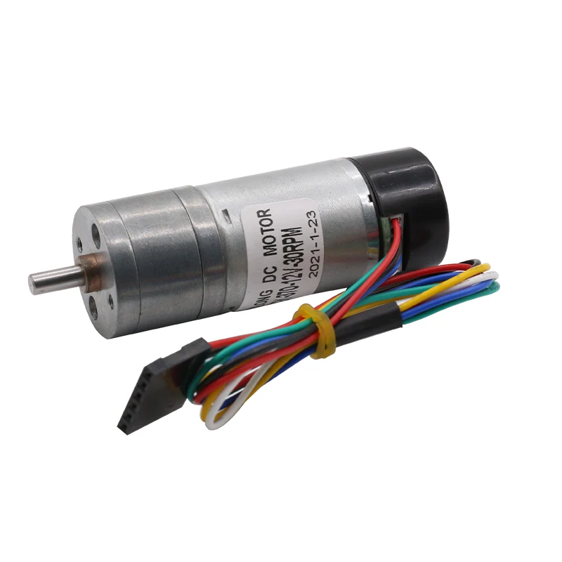 25mm dc gear motor 25 a370 hall dc gear cover motor encoder with gearbox reduction ASLONG motor switch 25mm retro