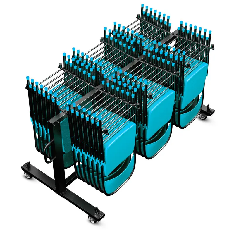 Modern Hotel Metal Iron Chair Cart for Bars and Restaurants for Hotel Furniture Heavy Metal Folding Table and Chair Frame Cart