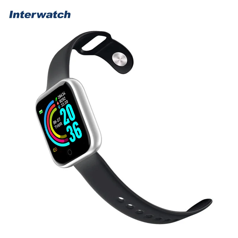 Interpad W17 Hot Selling Customized Touch Screen Bluetooth Smart Watch Digital Watch For Men Women