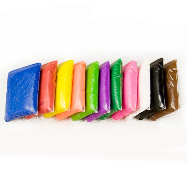 24/36 Color/Set Light Clay Slime Fluffy Soft Plasticine Toy Modelling Clay Playdough Slimes Toys DIY Creative Clay Kid Gift