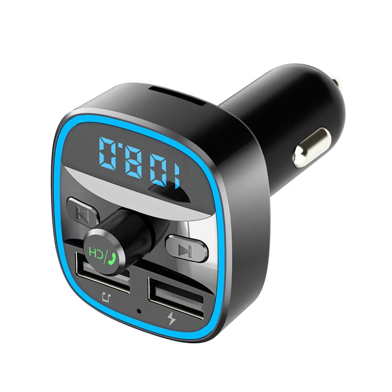 Transmitter Car Mp3 Player BT 5.0 Receiver Dual Usb Car Charger U Disk TF Card Music Call Handsfree Kit