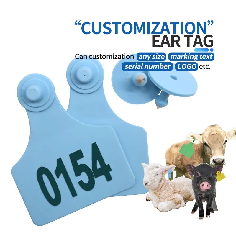 HED-ET123 Animal Ear Tag Manufacturer Pigs Cattle And Sheep Ear Tags