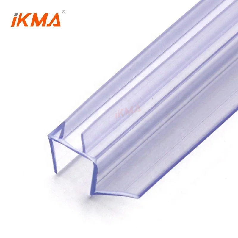 45 Degree Drip Rail Assists in Deflecting Water Back Into the Enclosure shower glass door door bottom sealing strip plastic seal