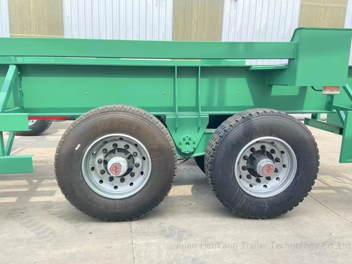 Hot Sale 3Axles Flatbed Semi Trailer 20ft Container Trailer flatbed Container Trailer