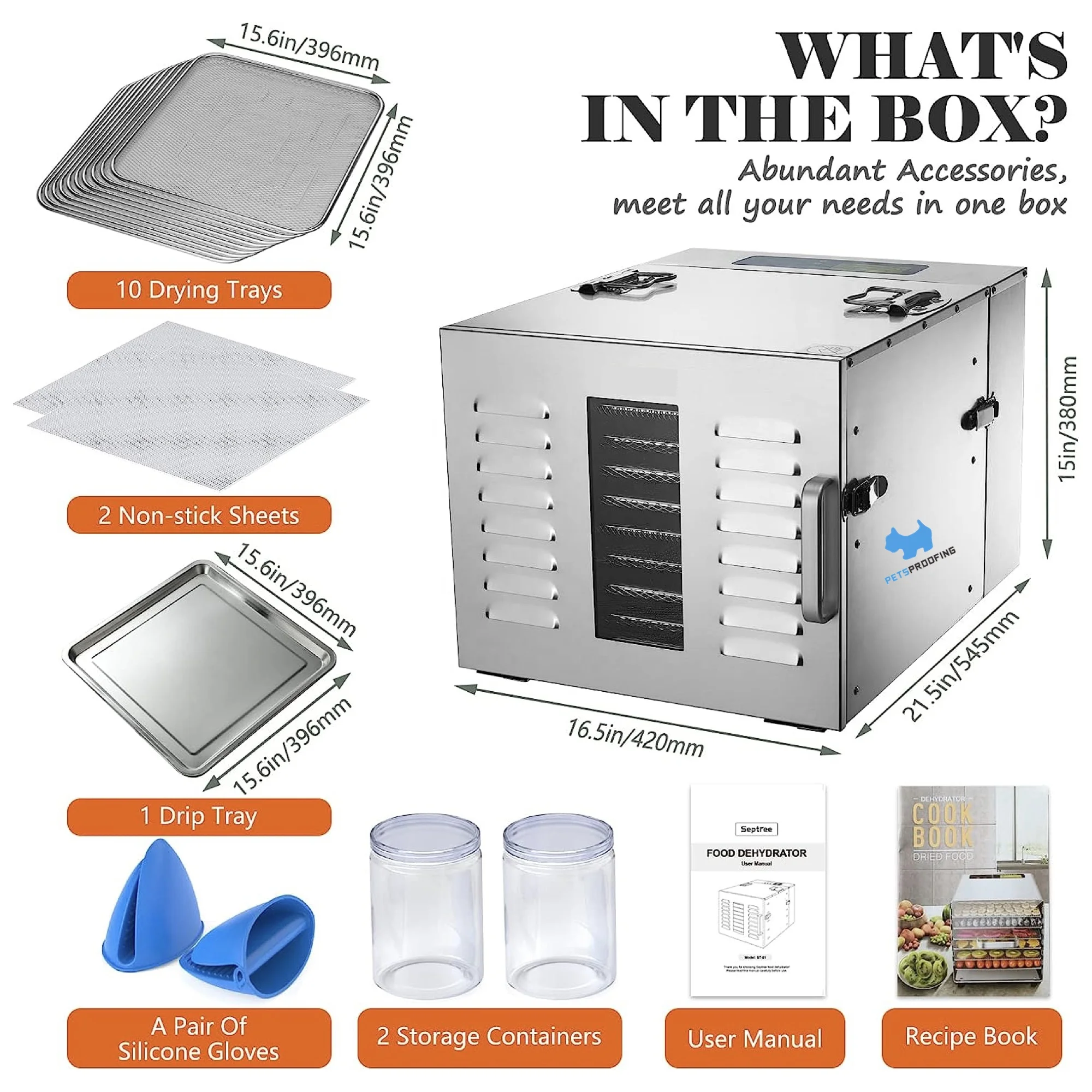 Home Small Scale 10 Trays food dryer dehydrator Fruit Drying Machine for Fruits Vegetables