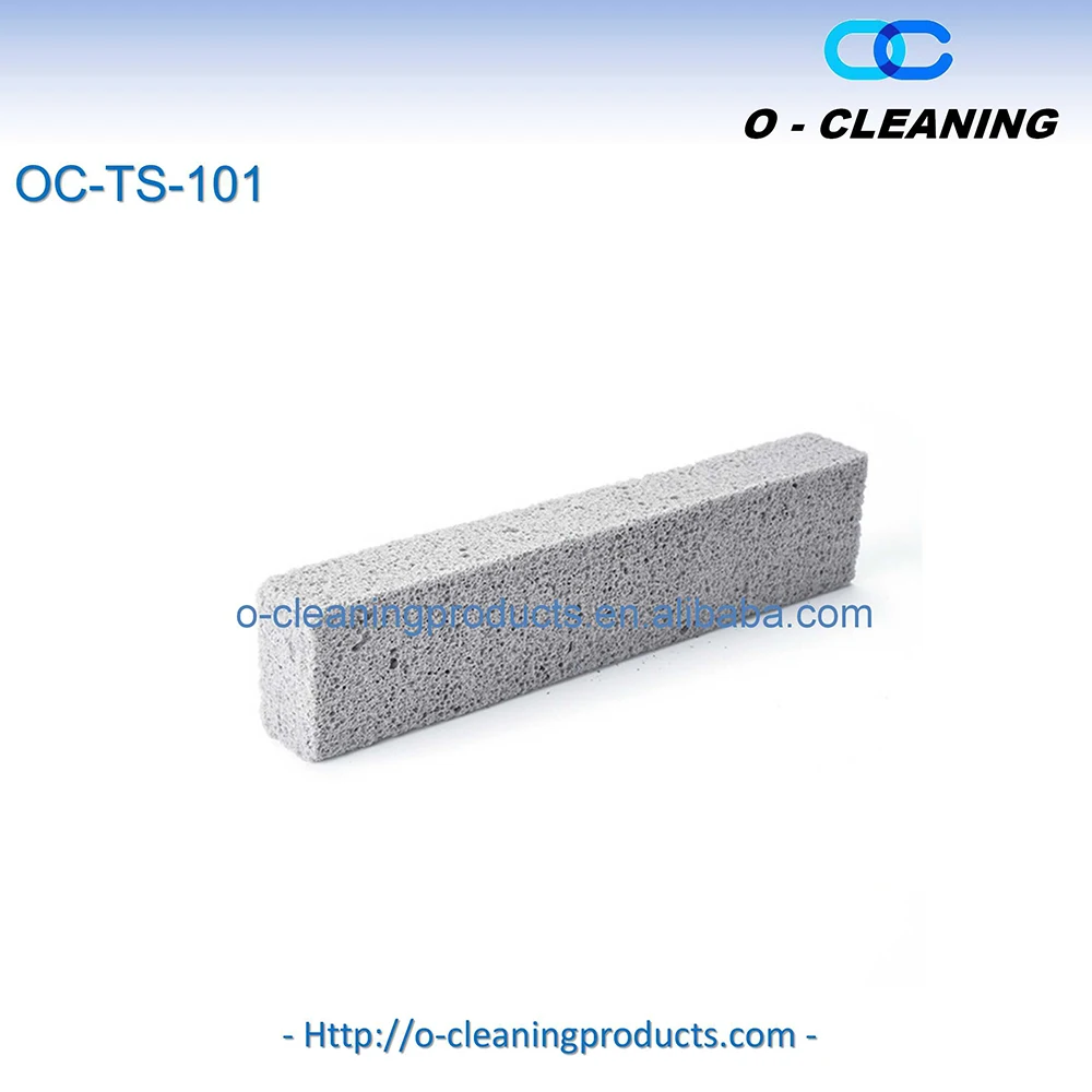 O-Cleaning High Density Pumice Stone,No-Scratch Scouring Pad Scrubbing Stick,Bathtub/Sink/Toilet Cleaner,Lime/Rust/Ring Remover