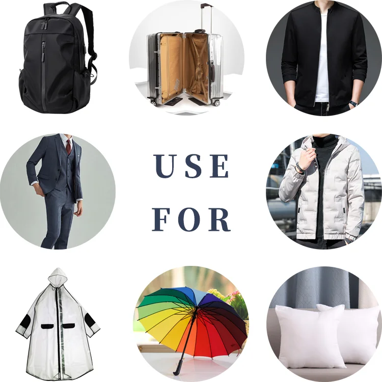 Customized 170T 190T 240T 300T 400T 100% Polyester Plain Pongee Fabric for suit coat lining 170T pongee lining fabric