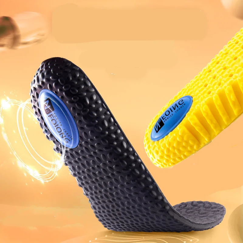 Supplier Hidden Height Shoes Platform Popcorn High Elasticity Shock Absorption Anti Slip Insole