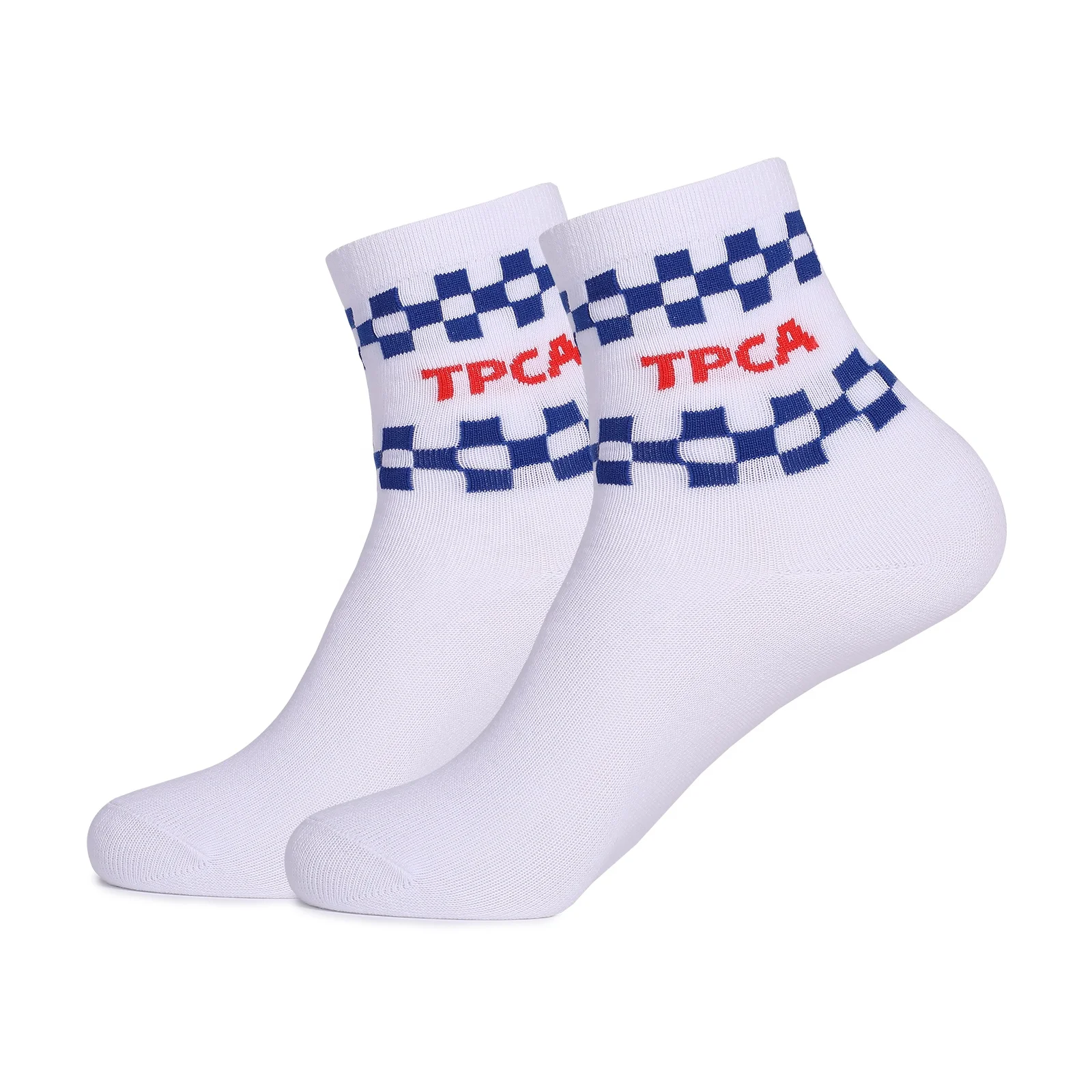 Custom Logo Socks Factory Wholesales Custom 100%cotton White Uniform School Student Socks Secondary School Socks